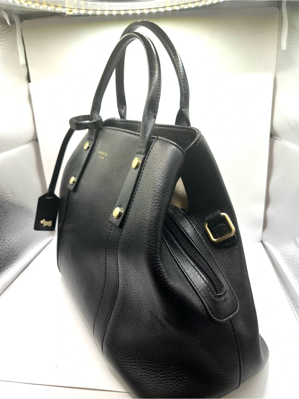 Radley London Provence Street Purse Multiway Black Pebble Leather